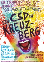 CSD Kreuzberg 2014 Plakat