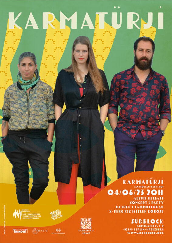 Karmaturji 2023_800 Karmatürji Flyer. Foto © Arzu Gazioğlu und Aslı Sezer - Grafik © Die Setzer